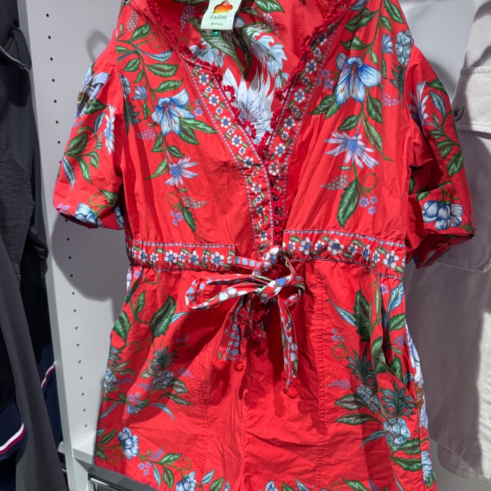 Farm Rio Red Romper